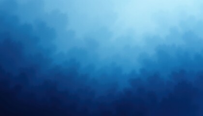 Calming Blue Gradient Background Deep Navy to Sky Blue Transition