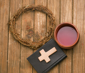 bible with traditional christian meanings