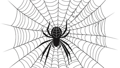 Obraz premium Intricate Spider Web png