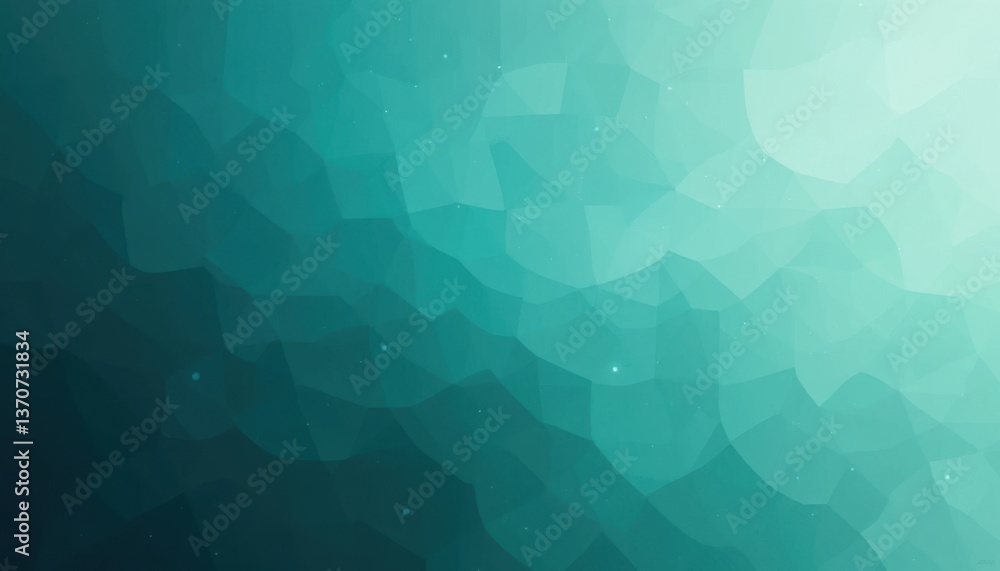 Aufkleber serene teal and seafoam green gradient background abstract texture for design projects
