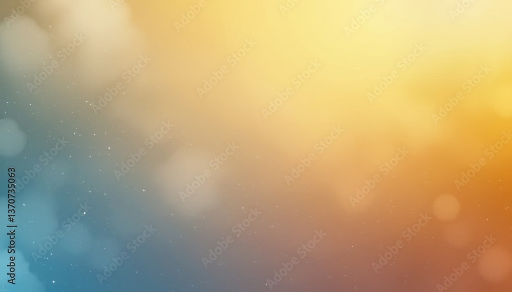 Poster warm golden and bright yellow gradient background abstract texture for design projects