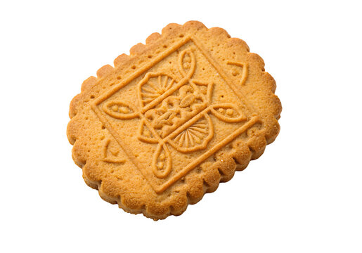 Gluten-free speculoos cookie cutout on a white transparent background, perfect for digital design and recipe use. High-quality PNG for easy integration into web projects