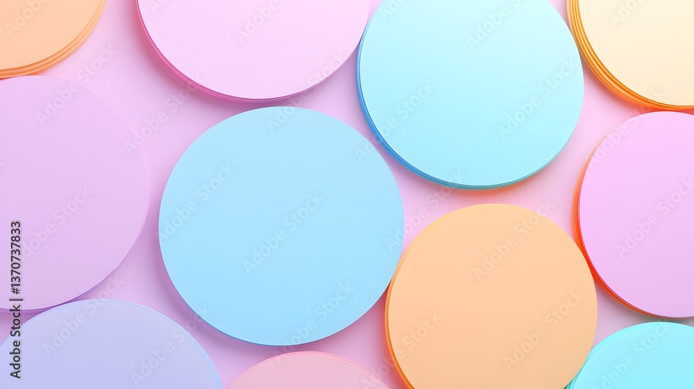 Poster a colorful background with many different colored circles
