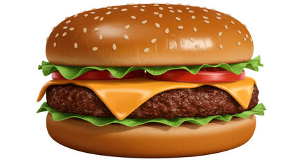 Isolated Delicious Hamburger
