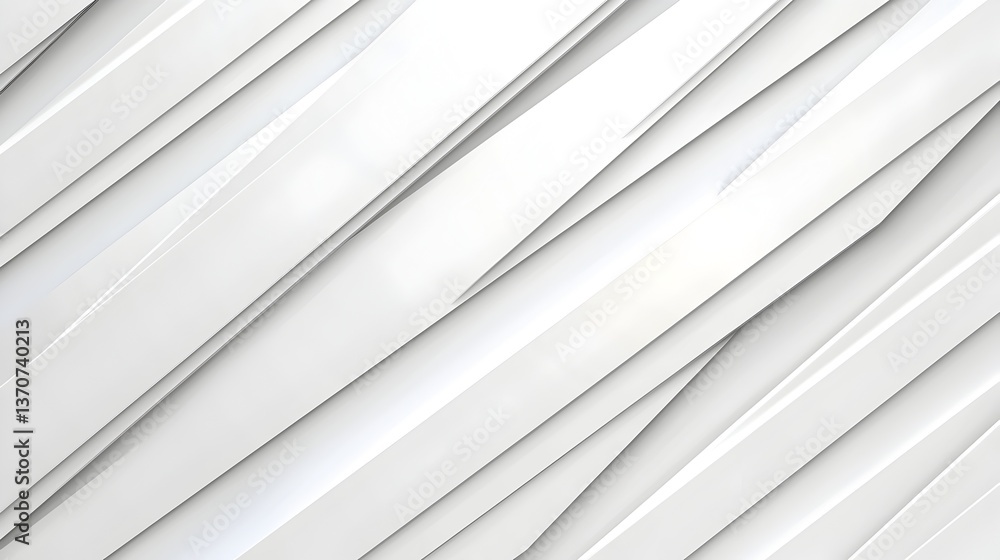 Poster a white background with a pattern of white lines