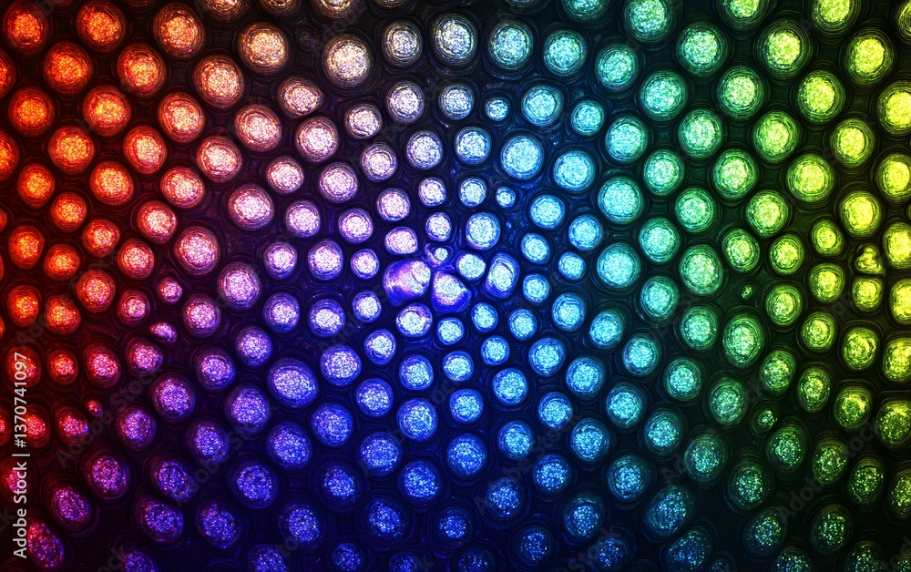Poster abstract rainbow cellular pattern background