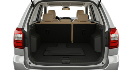 Isolated Car Trunk Interior