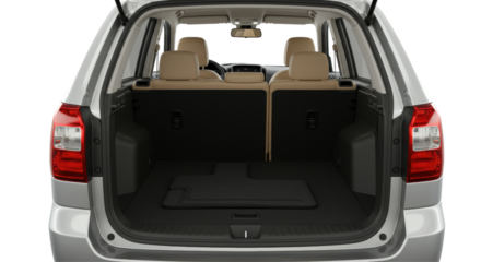 Isolated Car Trunk Interior