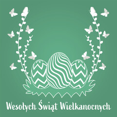 Kartka świąteczna z okazji Wielkanocy 