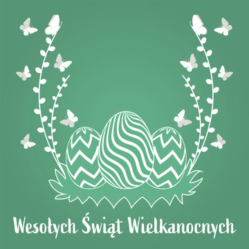 Kartka świąteczna z okazji Wielkanocy 
