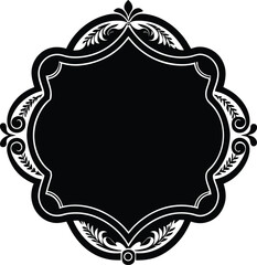 Bracket Frame Silhouette Vector