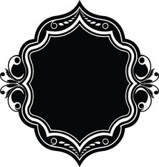 Bracket Frame Silhouette Vector