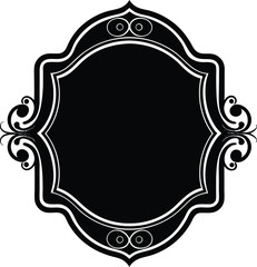 Bracket Frame Silhouette Vector