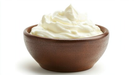 Fresh Bowl of Creamy Greek Yogurt