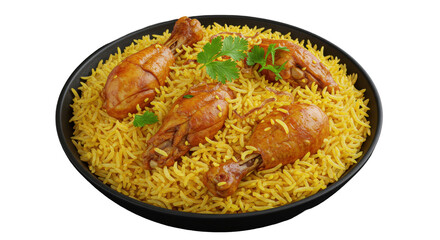 Isolated Chicken Biryani