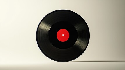 Obraz premium Vinyl Record Isolated on White