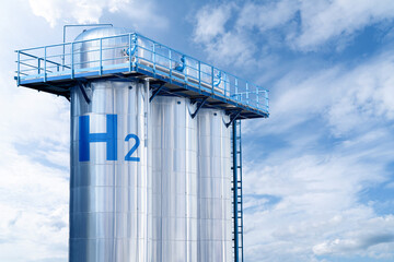 Hydrogen factory with energy storage concept