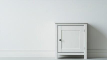 Shaker Cabinet Isolated on White