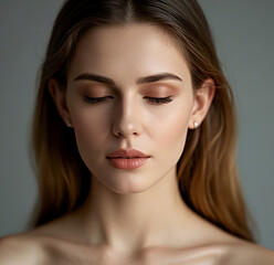 Portrait of a woman.	
