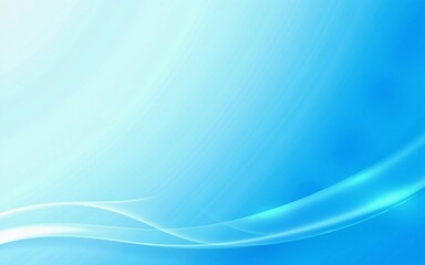 Fototapeta premium Vibrant blue and white flowing abstract wave background - stylish graphic design expressing futuristic technology, coolness, and dynamic movement