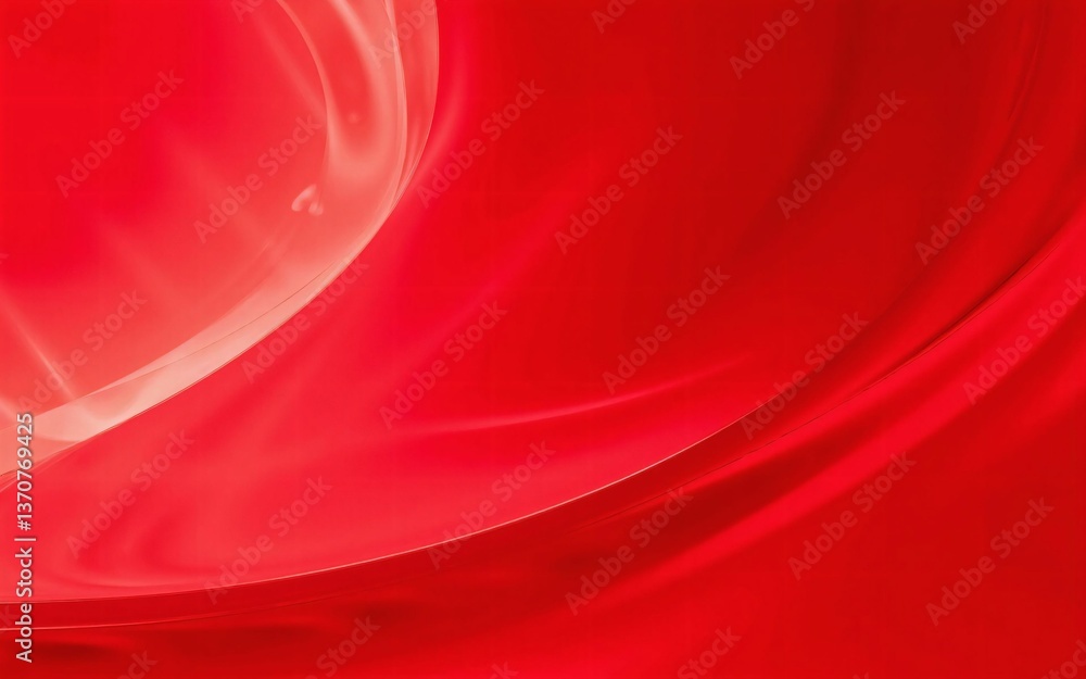 Poster elegant and smooth abstract wave background transitioning from deep red to bright orange - expressin