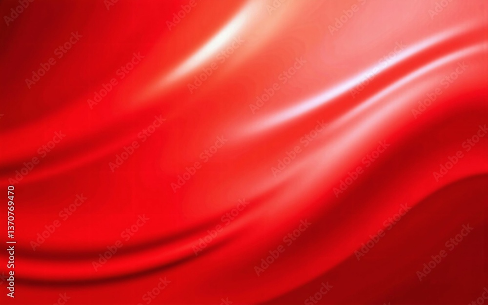 Poster elegant and smooth abstract wave background transitioning from deep red to bright orange - expressin