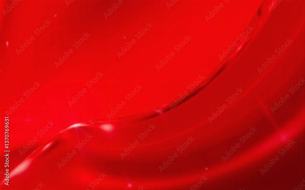 Poster elegant and smooth abstract wave background transitioning from deep red to bright orange - expressin