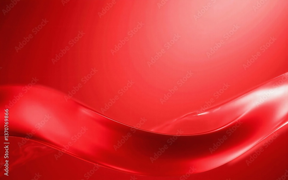 Poster elegant and smooth abstract wave background transitioning from deep red to bright orange - expressin