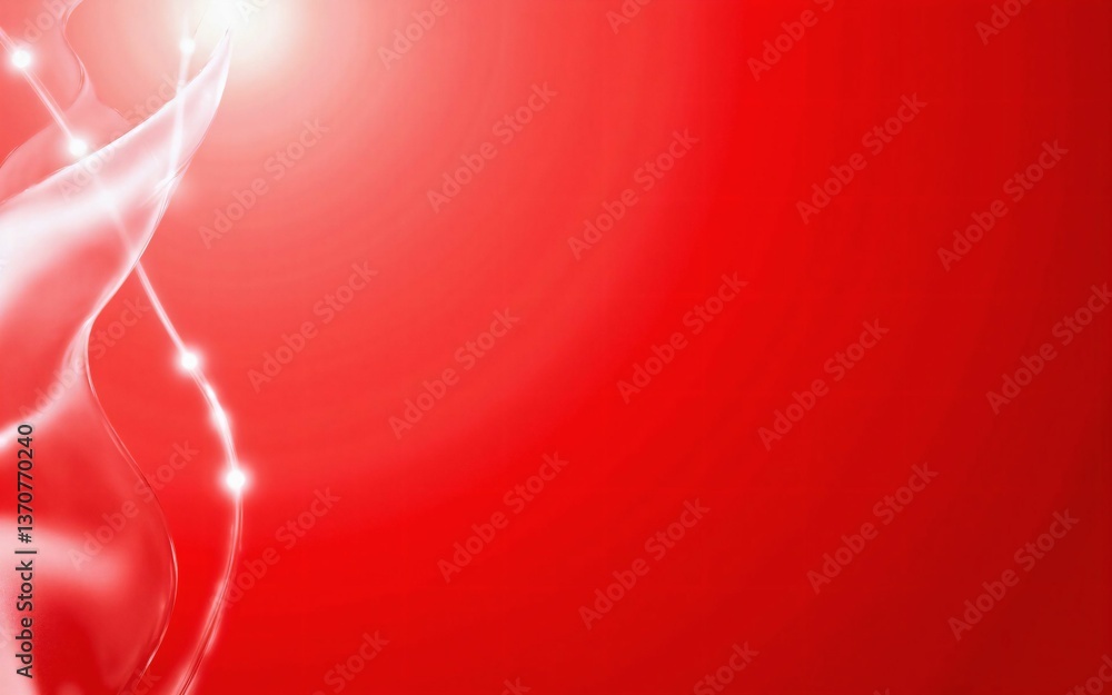 Poster elegant and smooth abstract wave background transitioning from deep red to bright orange - expressin