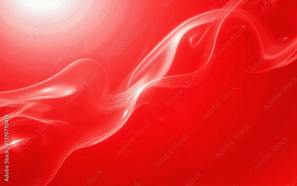Poster elegant and smooth abstract wave background transitioning from deep red to bright orange - expressin