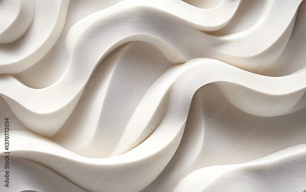 Poster abstract white sand dunes wave pattern texture background