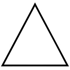 vector illustration of a triangle