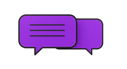 Isolated Speech Bubbles