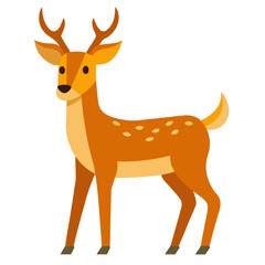 Obraz premium deer vector illustration