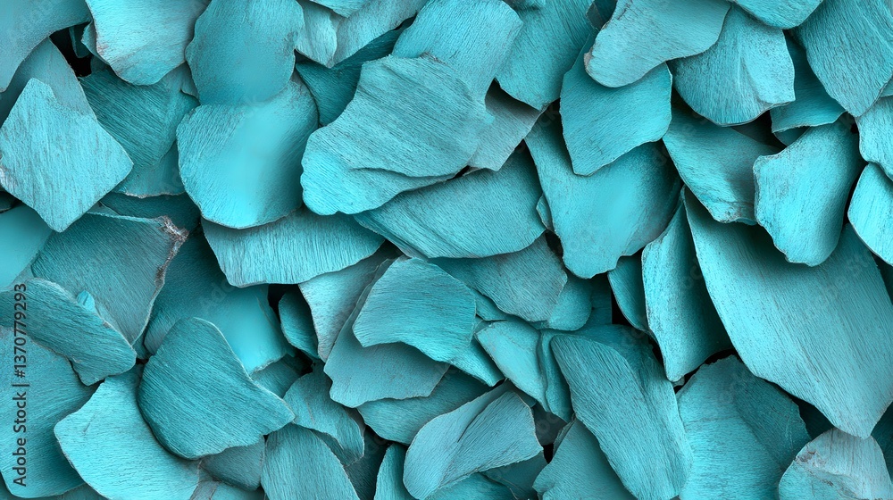 Aufkleber teal abstract texture background pattern of broken pieces