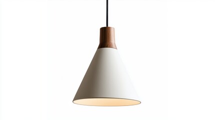 Obraz premium Pendant Light Isolated on a Blank White Background