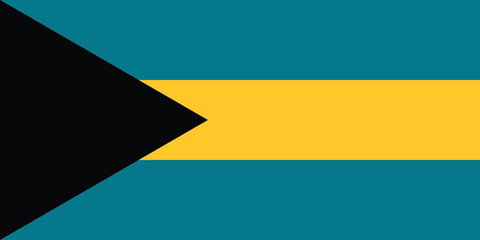 Flag Of Bahamas, Bahamas flag, National Flag of Bahamas. 