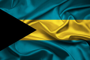 Flag Of Bahamas, Bahamas flag, National Flag of Bahamas. Fabric Flag of Bahamas.