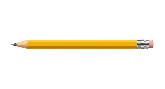Isolated Yellow Pencil
