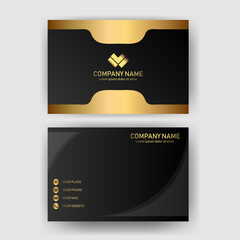 Elegant Black and Gold Business Card Design (25)