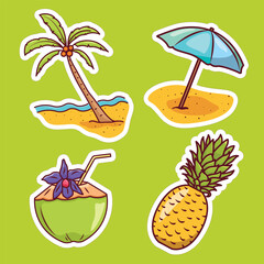 Summer Beach element collection