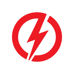 Energy power vector icon.