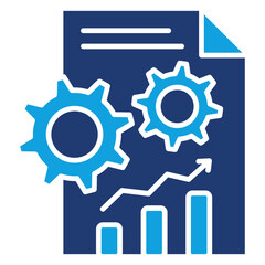 Report Solid Blue Icon