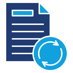 Reload Solid Blue Icon © RiskiAyu
