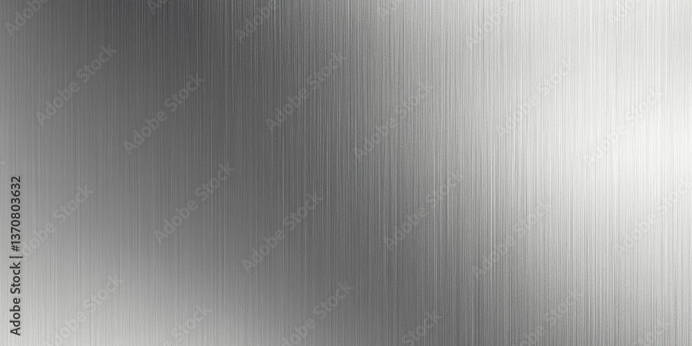 Poster textured gray metallic surface - a sanded, grainy titanium texture with a soft pearl silver finish, 