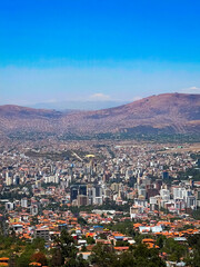 Aerial view of Cochabamba Bolivia 
