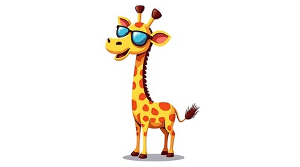 Fototapeta premium giraffe vector illustration