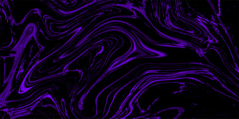 Abstract background pattern and texture of swirling purple ink. Liquid wave or wavy folds of grunge silk texture material. Smooth elegant black silk texture can use as wedding and luxury party.