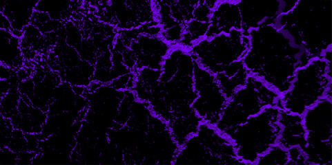 Abstract Purple crack wall design on black background. Soft purple or pink marble texture with decorative stains. Purple marble pattern used as wall, floor, interior and exterior. Breccia marble tiles