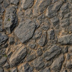Realistic close-up texture of rough granite stone with a naturally uneven surface and distinctive speckled pattern.